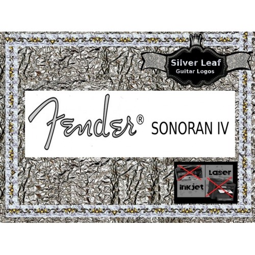 Fender Sonoran IV Guitar Decal 90s